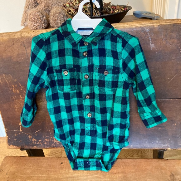 Osh Kosh B’Gosh Flannel Bodysuit - Picture 9 of 11